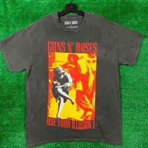 Guns N Roses Oversized Tie Dye Vintage Style Tee